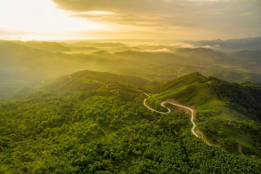 La bellezza dell'altopiano di Dong Cao