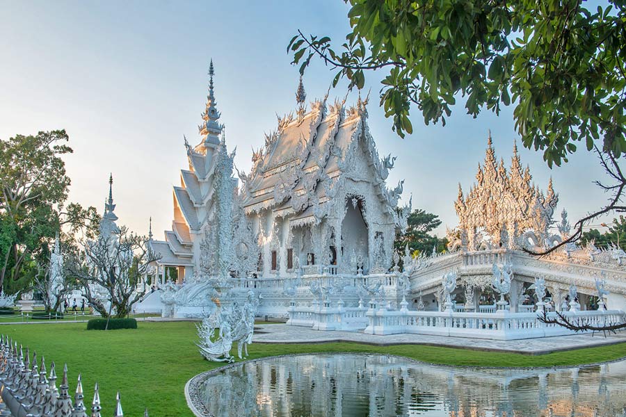 Panoramica del Wat Rong Khun