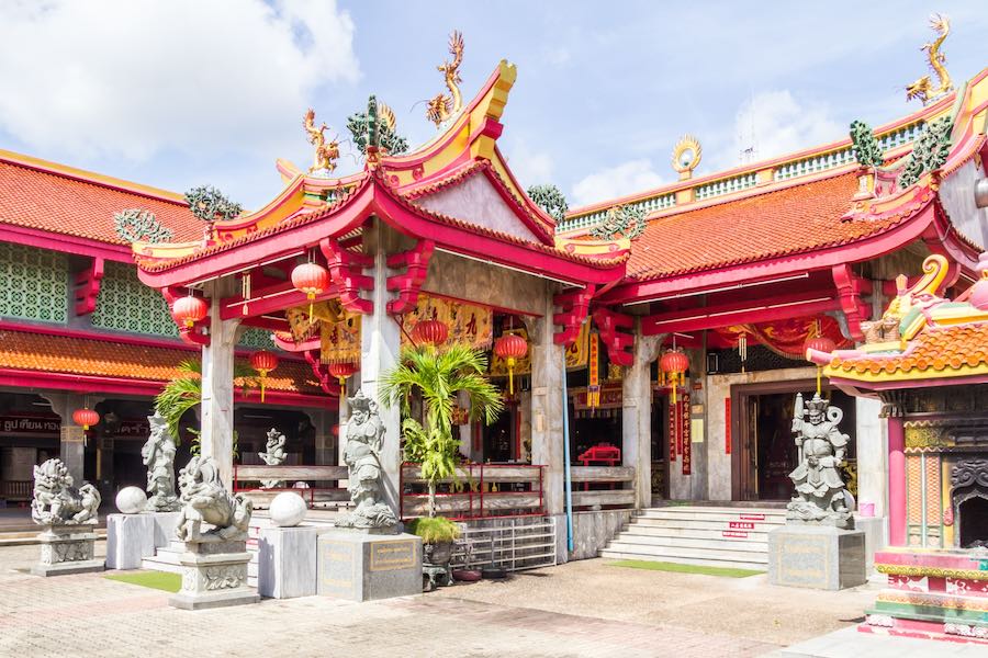 Il tempio Jui Tui Shrine nel centro storico di Phuket