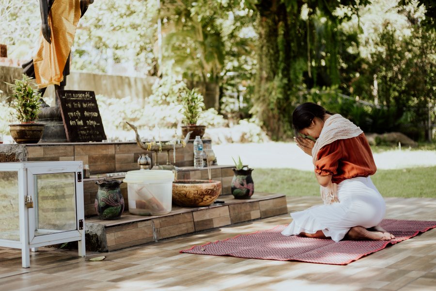 Un momento di preghiera e riflessione spirituale