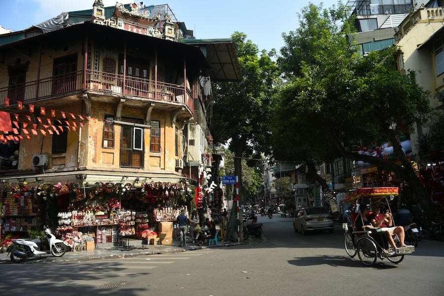 Uno scorcio suggestivo del Quartiere Vecchio di Hanoi