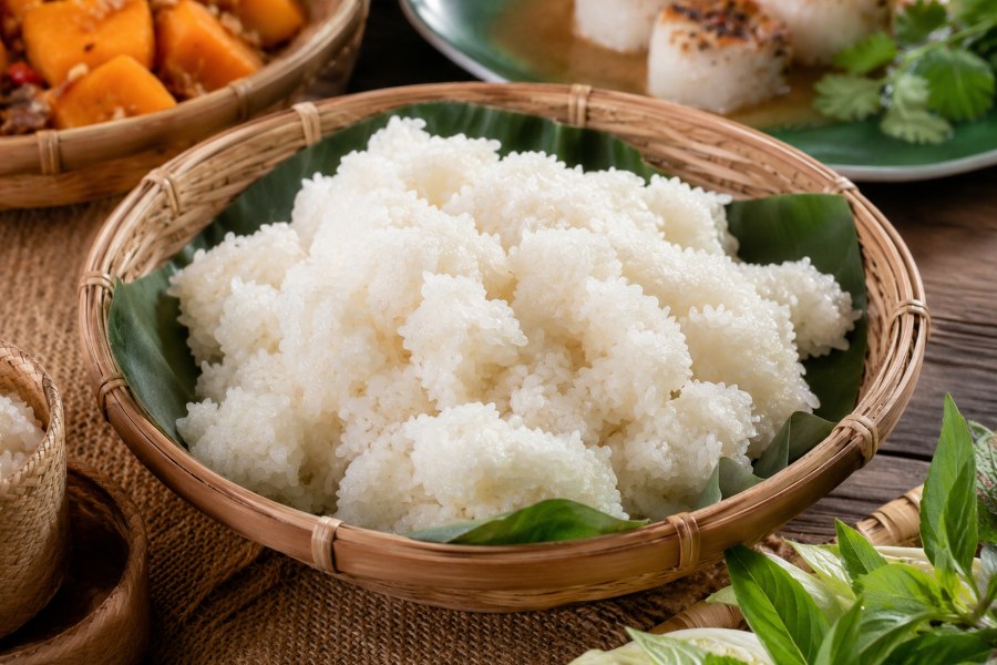Khao Niao: riso glutinoso laotiano