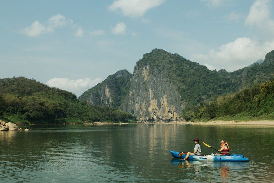 Kayak sul fiume Nam Ou