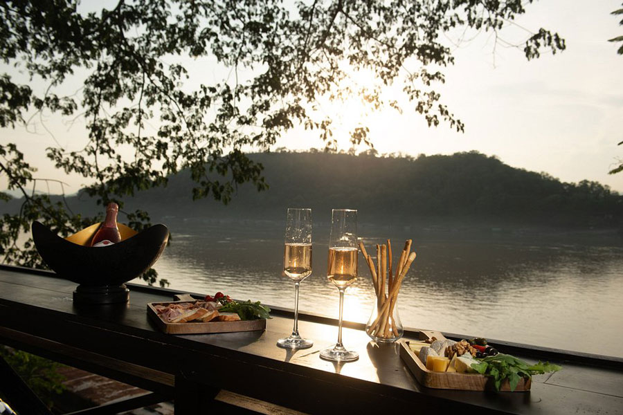 caffe lungo il Mekong