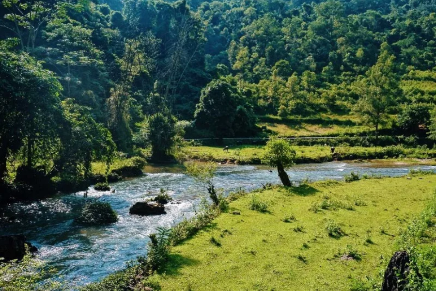 Cascata Nam Tra - Guida di viaggio - Attrazione in Cao Bang