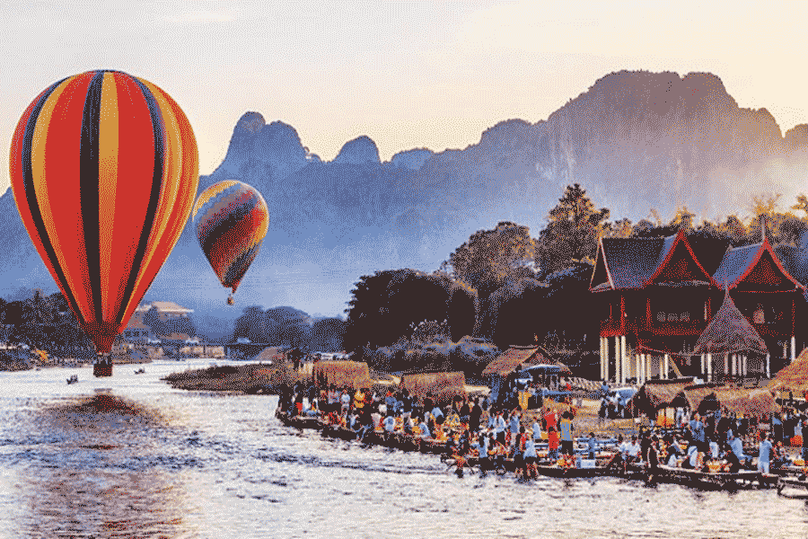 La stagione secca è il periodo ideale per ammirare le cascate del Laos