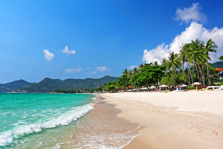 La bellezza della spiaggia di Chaweng