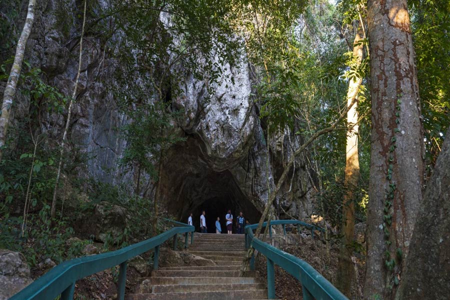Come arrivare alla grotta di Chom Ong