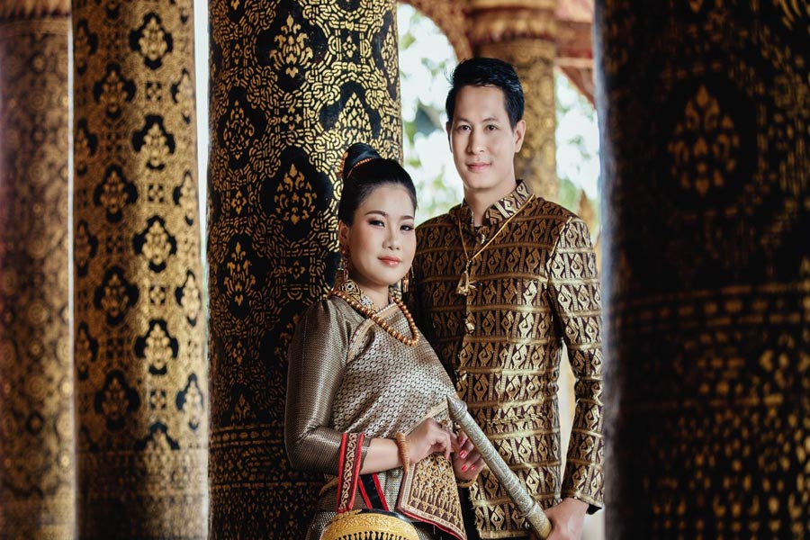 Il Salong - Tessuti unici nell'abbigliamento maschile del Laos