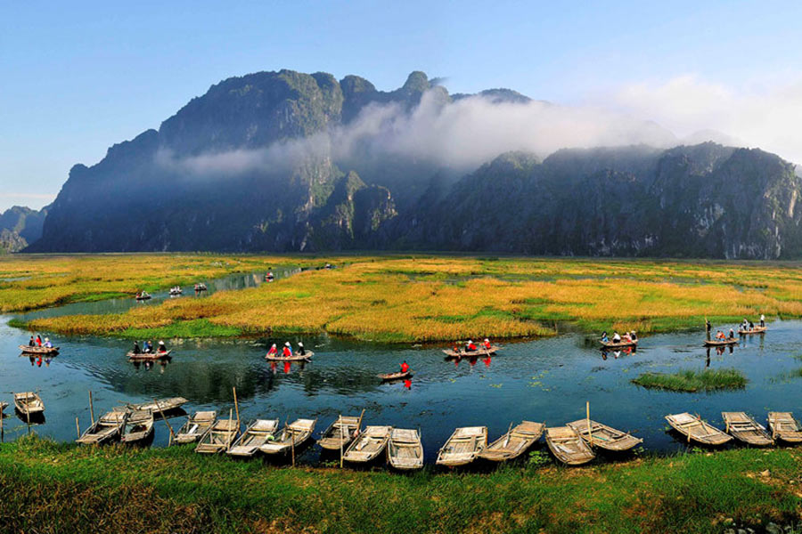 Ninh Binh paesaggi fluviali