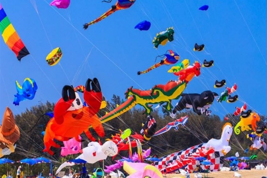 festival degli aquiloni in thailandia
