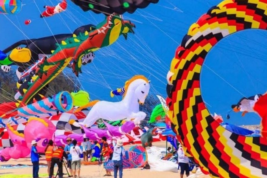 festival degli aquiloni in thailandia