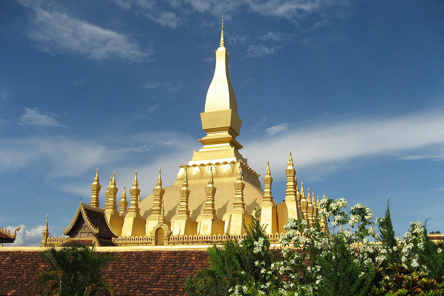 Lo stupa di Pha That Luang