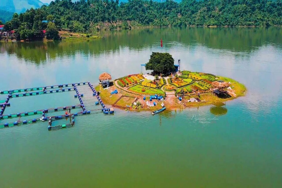 il lago di Nui Coc - attrazione di Thai Nguyen