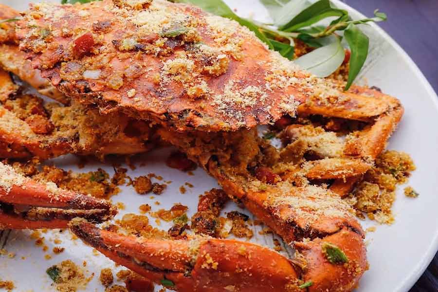 Il piatto granchio Rang Muoi del Ca Mau
