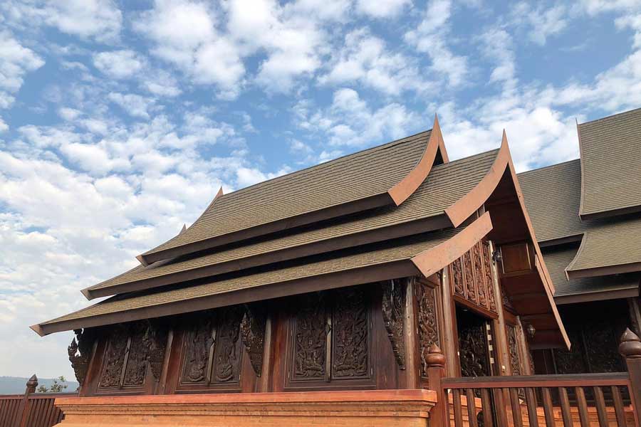 Il tempio Somdet Phu Ruea Ming Muang del Loei