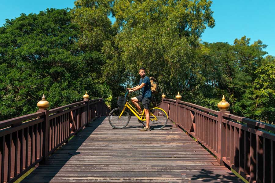 Esplorare in bicicletta