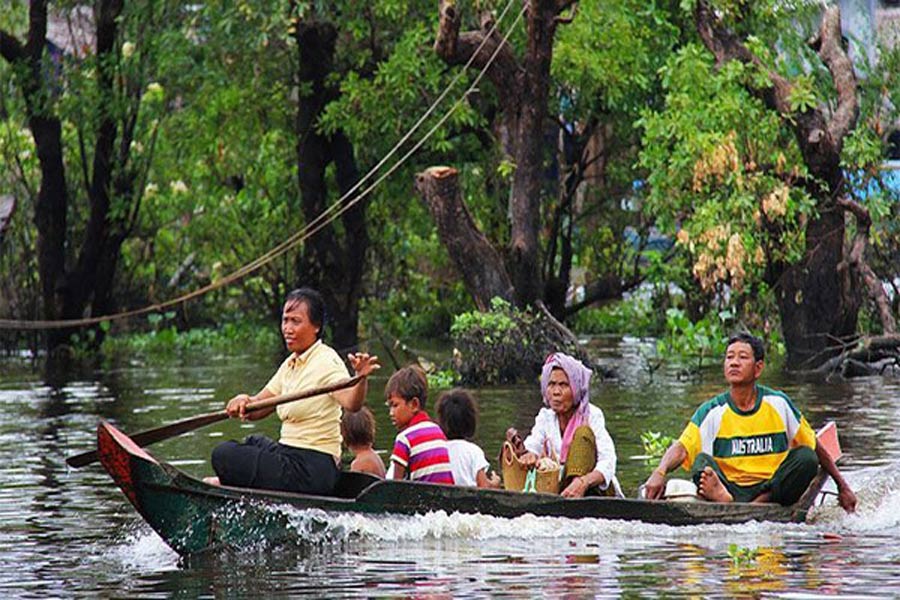 Il villaggio Kampong Phluk