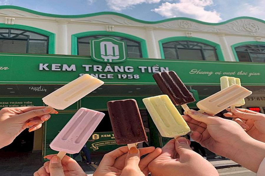 il gelato Trang Tien
