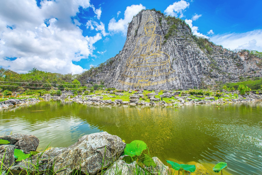 Splendido scenario della natura intorno a Khao Chee Chang