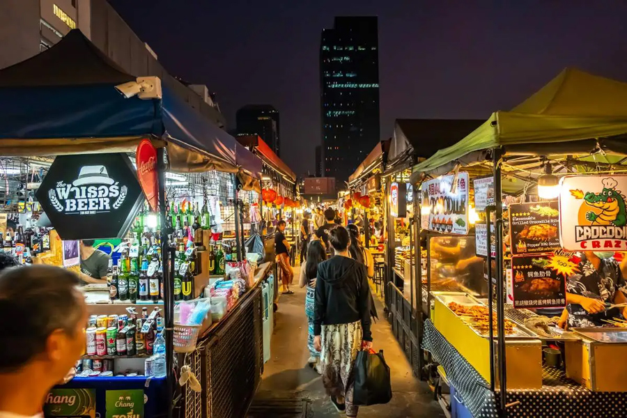 Mercato notturno di Bangkok