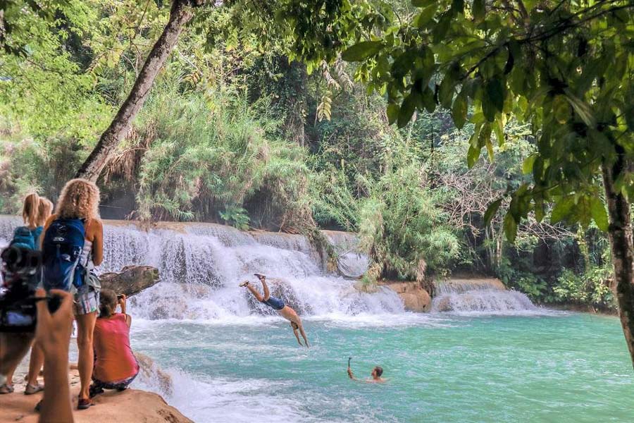 Durata ideale e cosa vedere alle cascate di Kuang Si