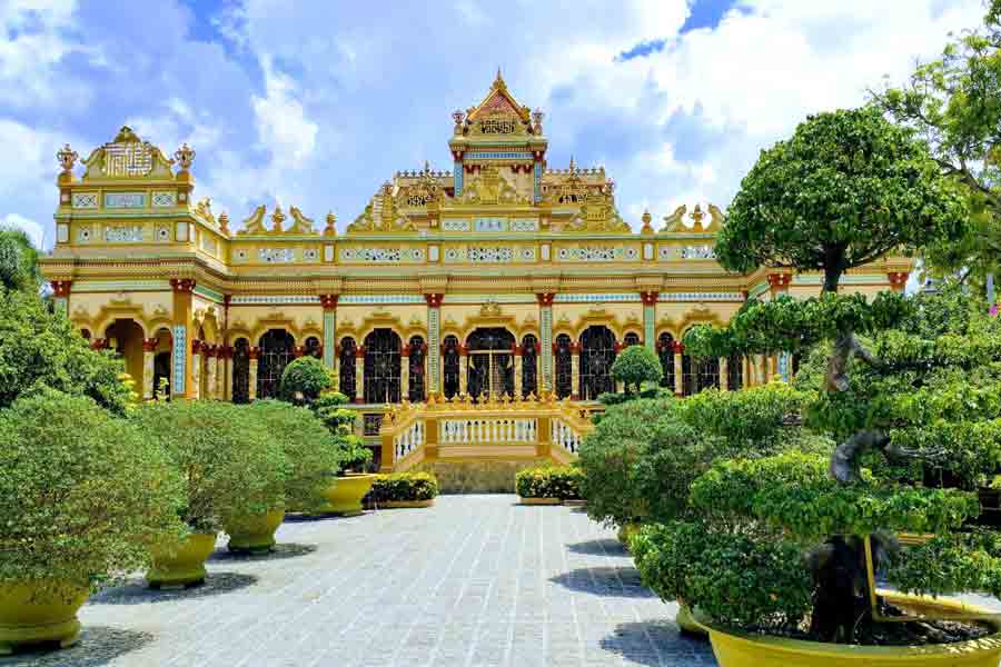 La pagoda Vinh Trang di Tien Giang