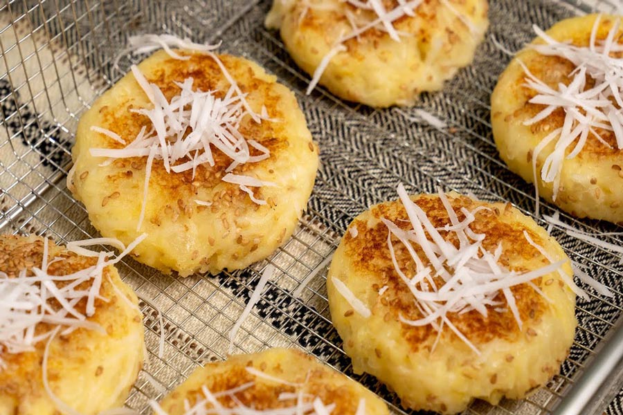  la torta di manioca alla griglia