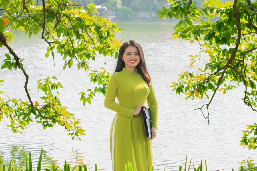lago di Hoan Kiem nelle quattro stagioni