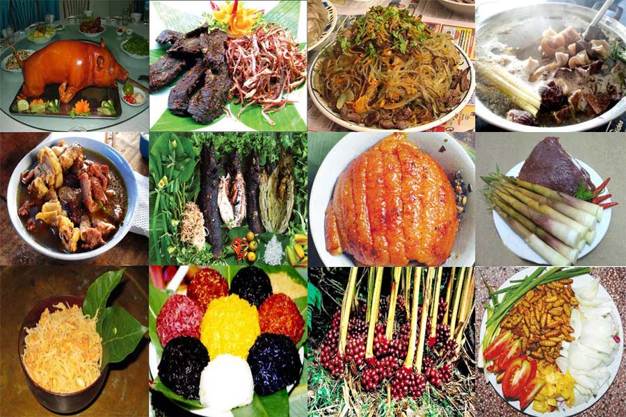La cucina di Lai Chau varia, Vietnam