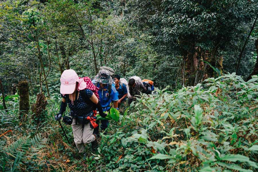 Trekking a Lai Chau, Vietnam