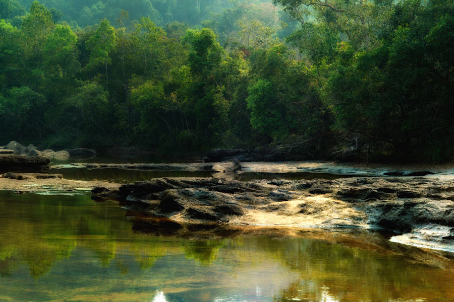 Panoramica della stagione delle piogge in Laos