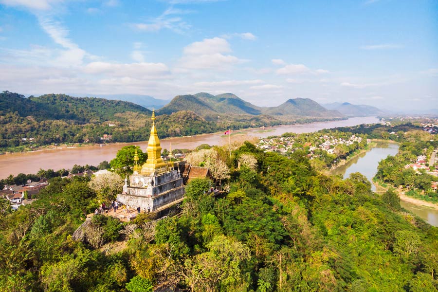 Panoramica del tempo in Laos a Febbraio