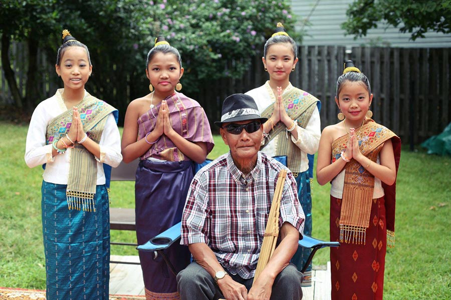 Presentarsi in lao