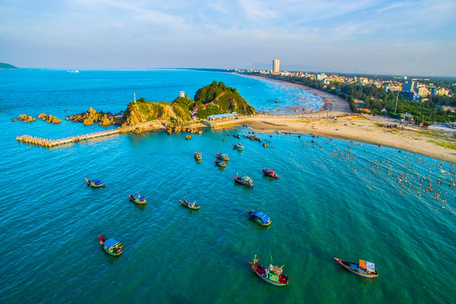 Il mare Cua Lo di Nghe An