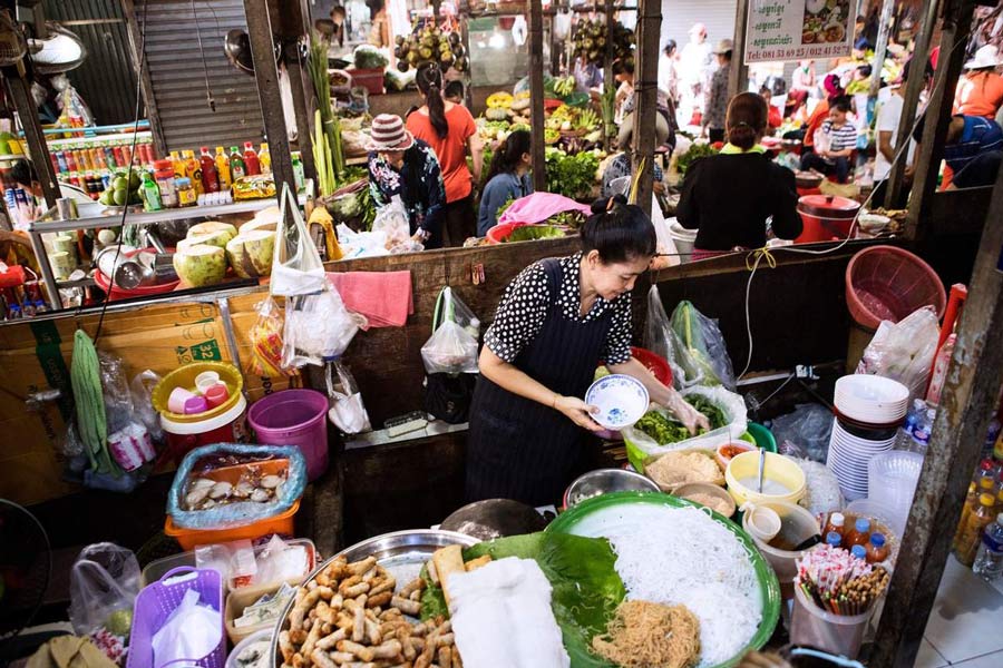 Cibi imperdibili nei mercati di Phnom Penh