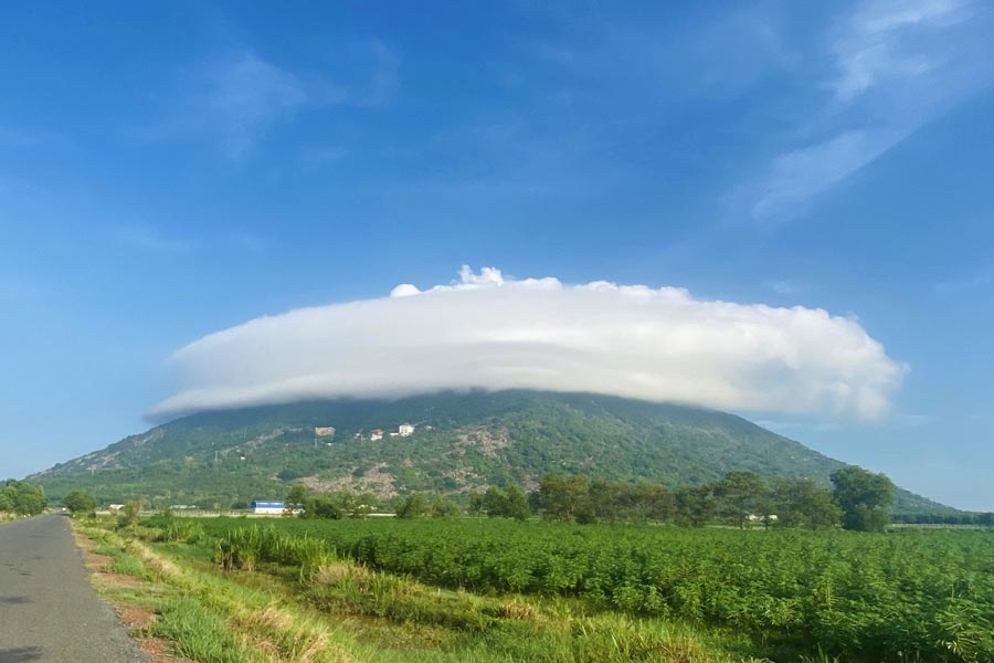 La montagna di Ba Den a Tay Ninh