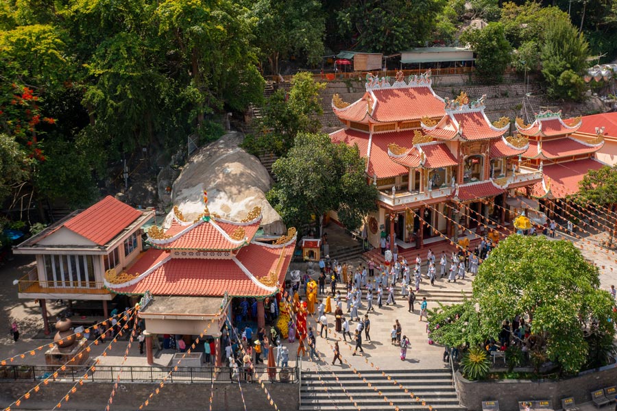 La montagna di Ba Den a Tay Ninh