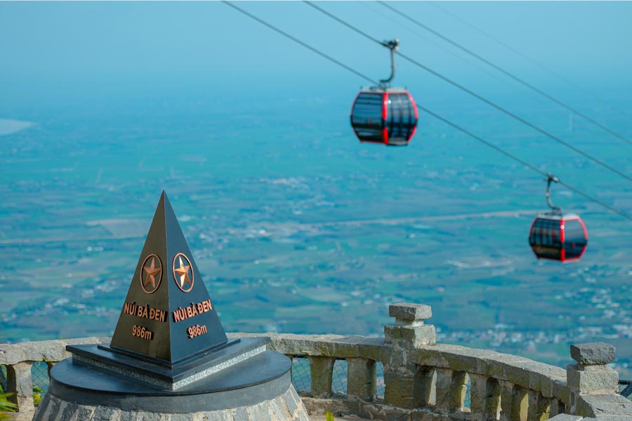 La montagna di Ba Den a Tay Ninh