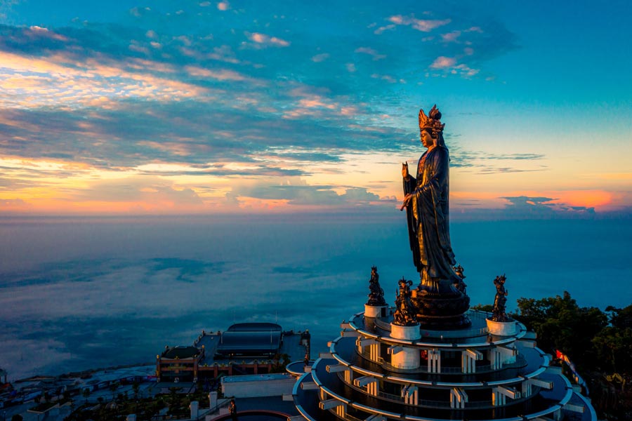 La montagna di Ba Den a Tay Ninh