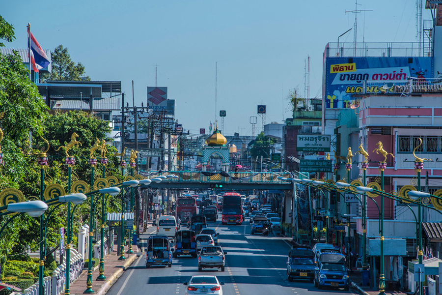 La città di Nakhon Si Thammarat
