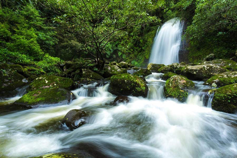 La cascata Nam Kat