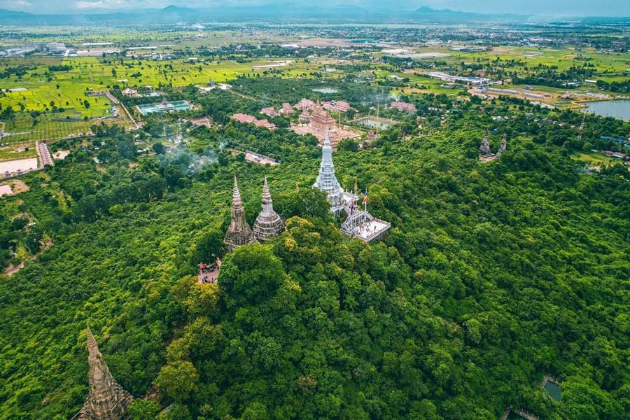 Panoramica di Oudong