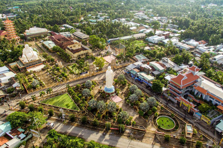 Pagoda di Vin Trang - Guida di viaggio vietnam - Attrazione a Tien Giang