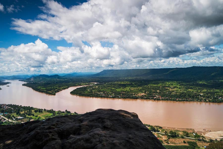 Panoramica del Nong Khai è bello