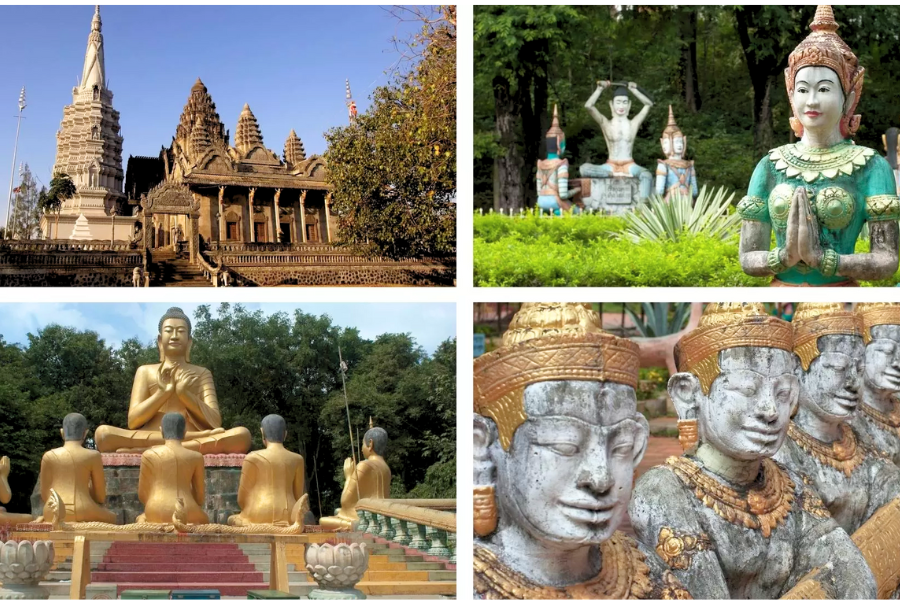 Phnom Srey e Phnom Pros - Attrazione in Kampong Cham