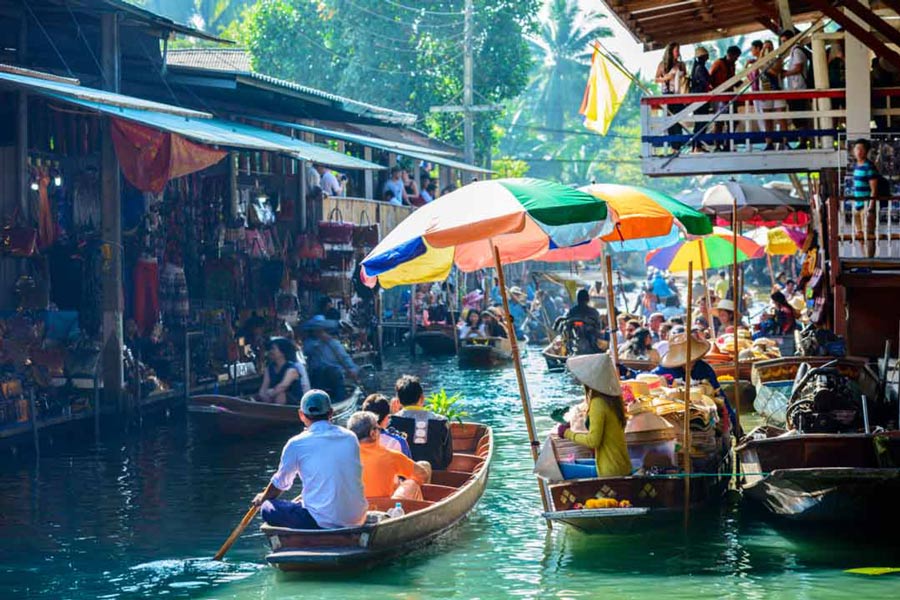 Il tempo nelle regioni della Thailandia ad Ottobre