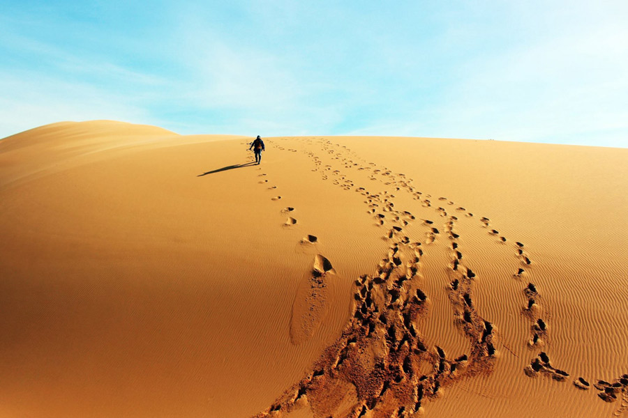 Dune di sabbia a Quang Binh, Vietnam