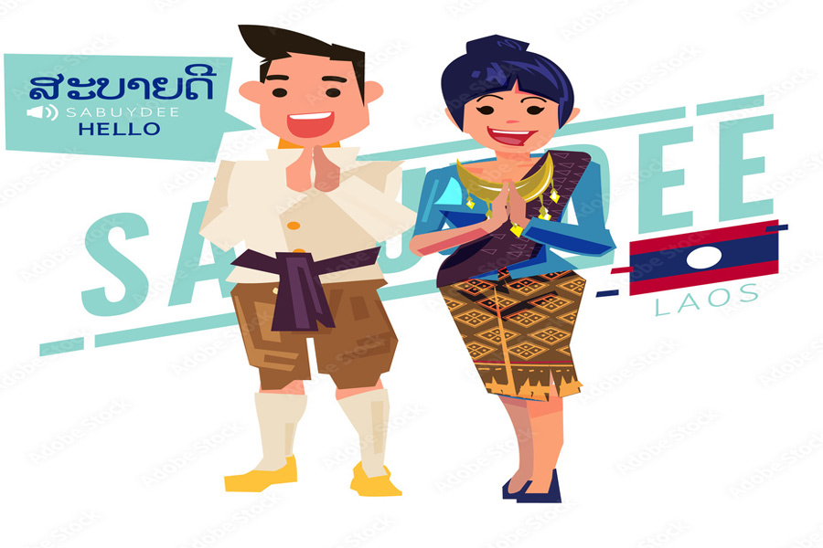 Etiquettes in Laos