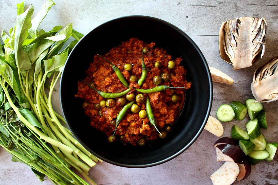 Ingredienti tipici della cucina del Tonlé Sap